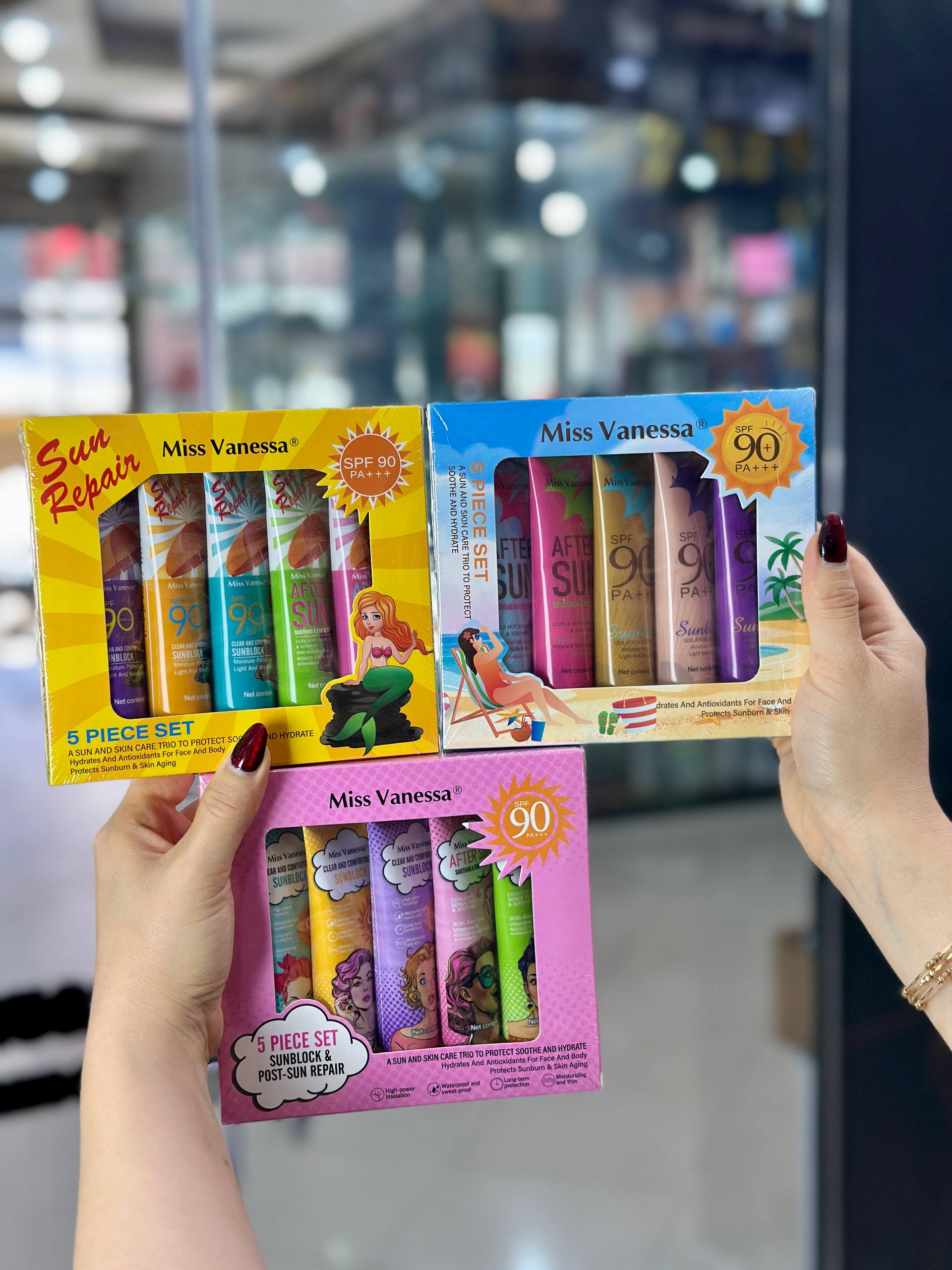 پک پنج عددی ضدافتاب بی رنگ spf90