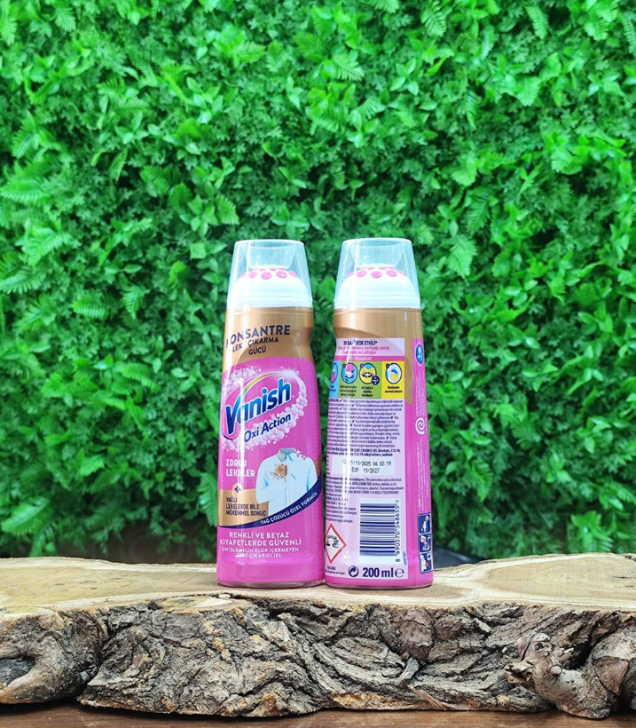 ژل لکه بر اپلیکاتوردار ونیش Vanish لباس های رنگی و سفید حجم 200 میل
