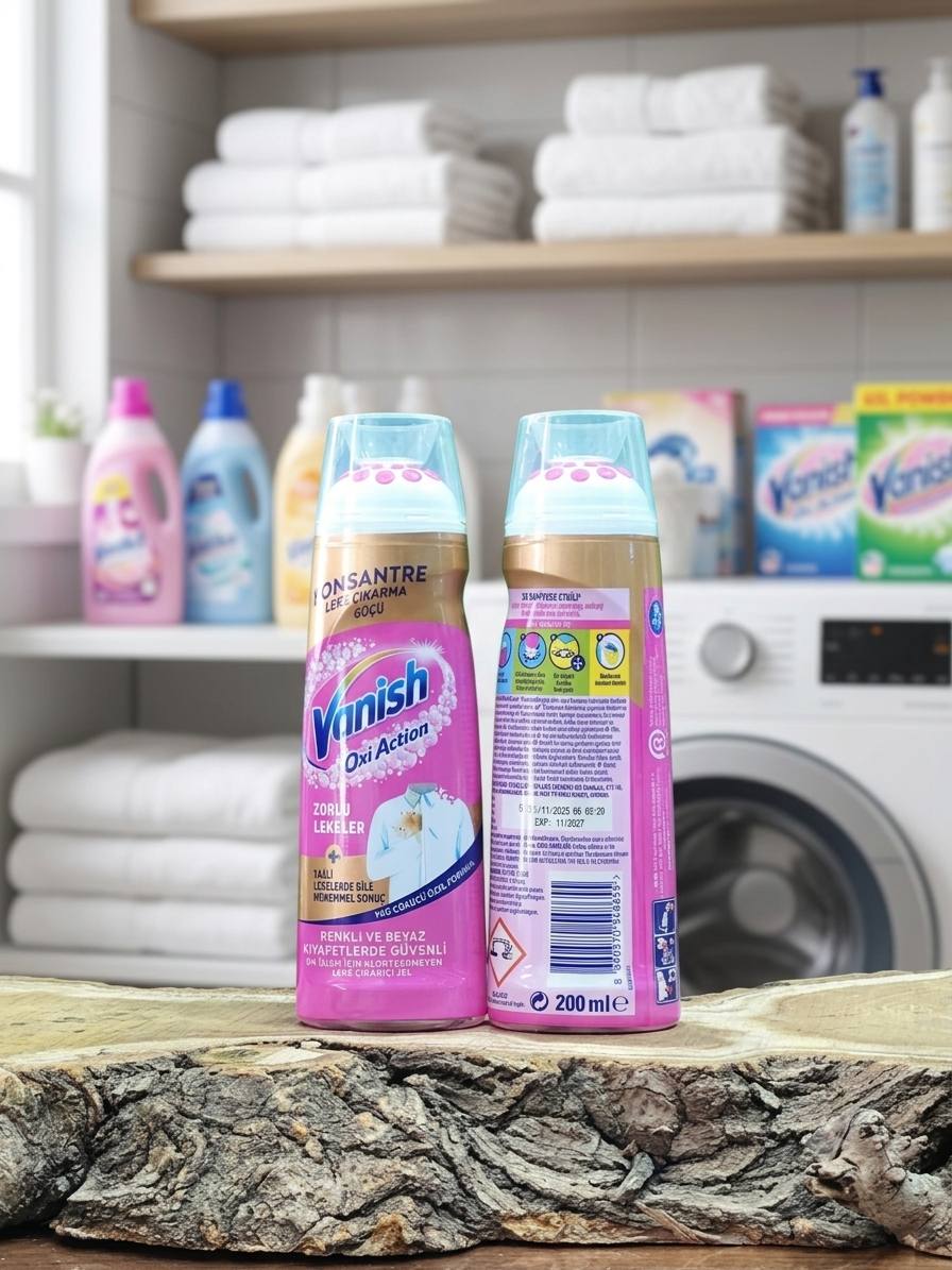ژل لکه بر اپلیکاتوردار ونیش Vanish لباس های رنگی و سفید حجم 200 میل