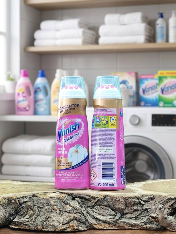 ژل لکه بر اپلیکاتوردار ونیش Vanish لباس های رنگی و سفید حجم 200 میل