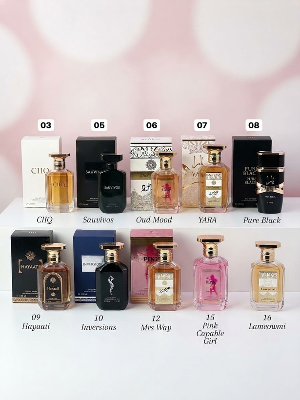 ادکلن های ۱۰۰ میل شرکتی زنانه و مردانه (۱۷ رایحه)